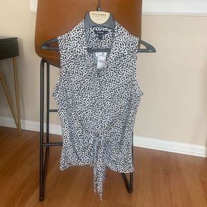NWT Express tie front shirt